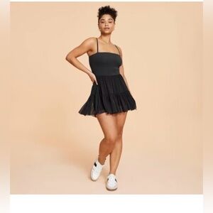 Blogilates Women's Ballerina Active Dress Black  Size XS NEW